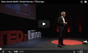 Vincent Keunen - TEDx Liège - Open Source Rebirth