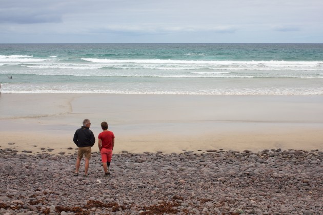 Pierre and I, family holiday, 2014